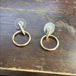 J. Crew Factory gold post earrings